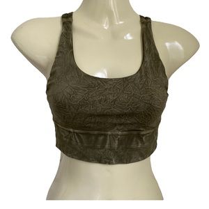Lululemon Long Line Energy Bra Ice Dye Rare Size 2